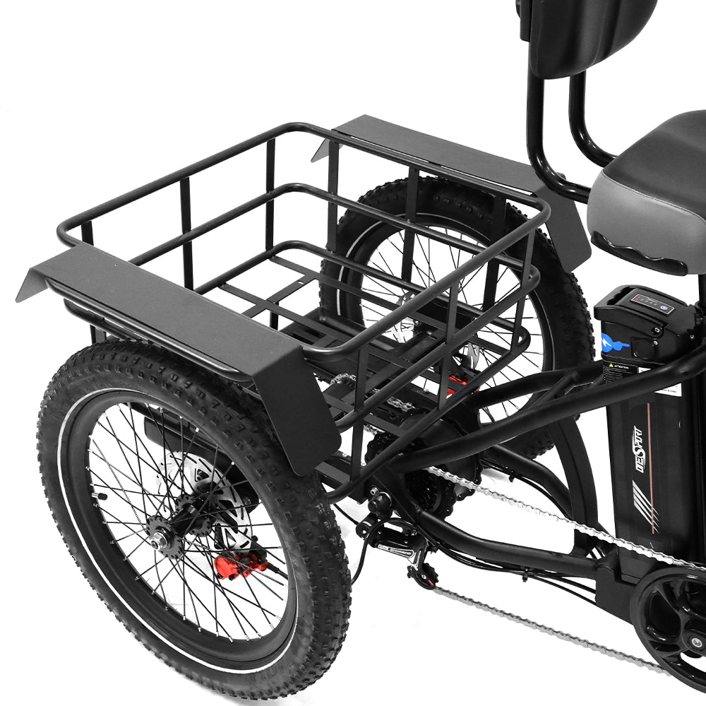 OneSport OT30 Elektro-Dreirad Schwarz