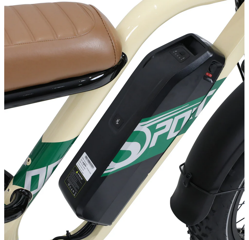 OneSport W66 E-Bike im Moto-Stil