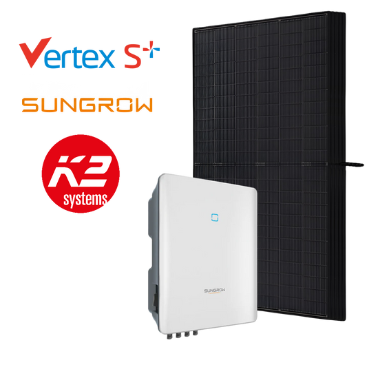 Sungrow 10kWp Komplett-PV-System, mit Batterieoption, inkl. Installation & Registrierung