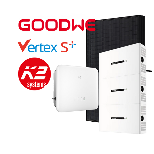 GoodWe 10-15kWp Komplett-PV-System, mit Batterieoption, inkl. Installation & Registrierung