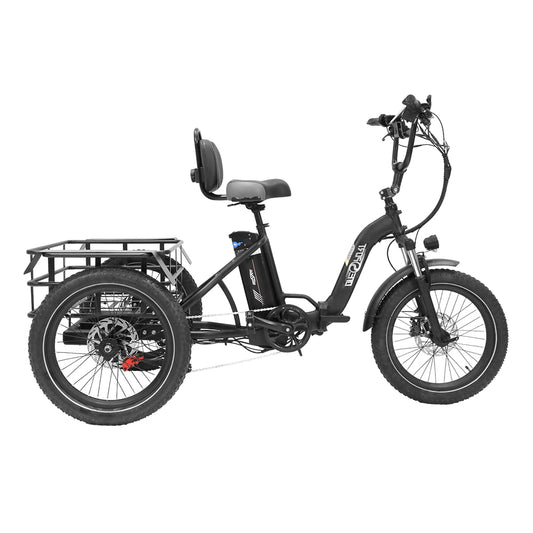 OneSport OT30 Elektro-Dreirad Schwarz