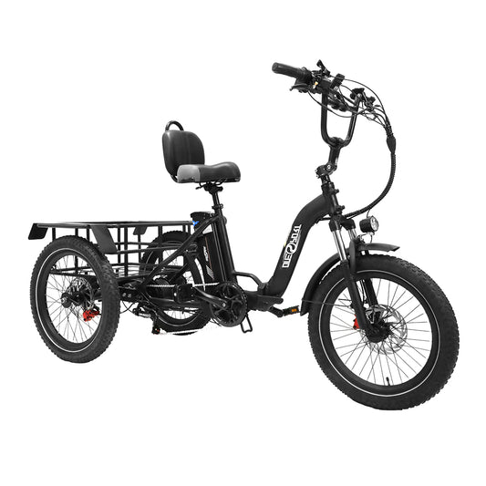 OneSport OT30 Elektro-Dreirad Schwarz