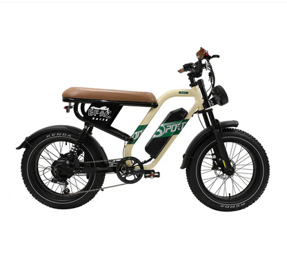 OneSport W66 E-Bike im Moto-Stil