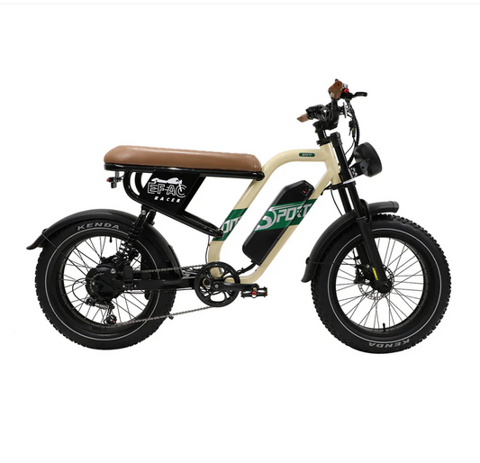 OneSport W66 E-Bike im Moto-Stil